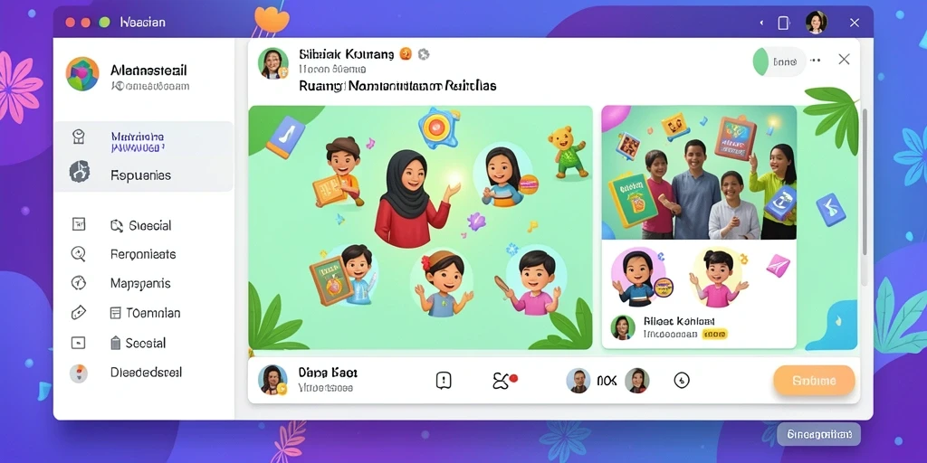 Tampilan antarmuka yang ramah pengguna.