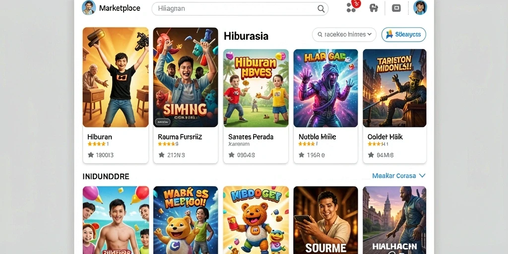 Tampilan antarmuka pengguna yang intuitif dan menarik.