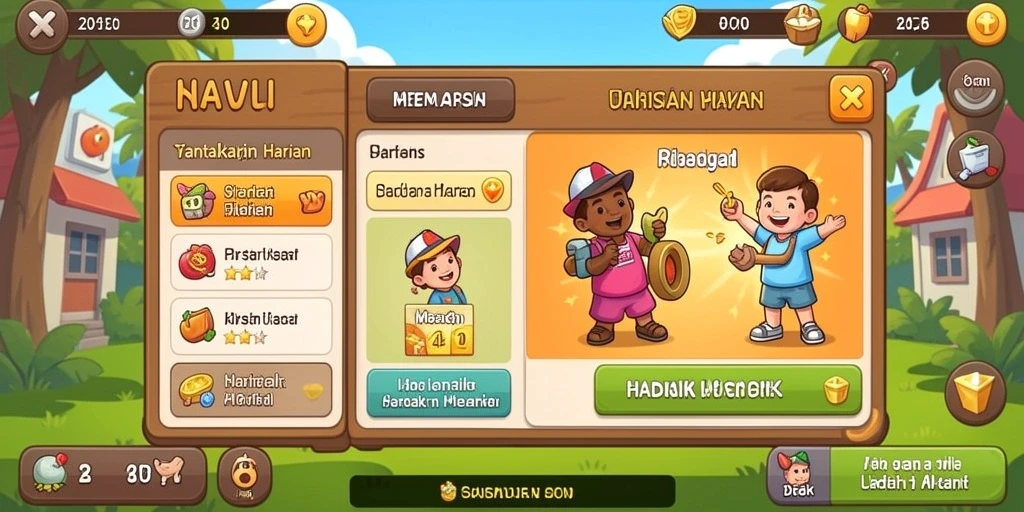 Antarmuka pengguna yang intuitif dan menarik.