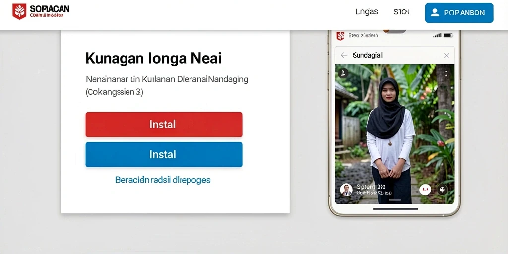 Tampilan menu intuitif memudahkan navigasi.