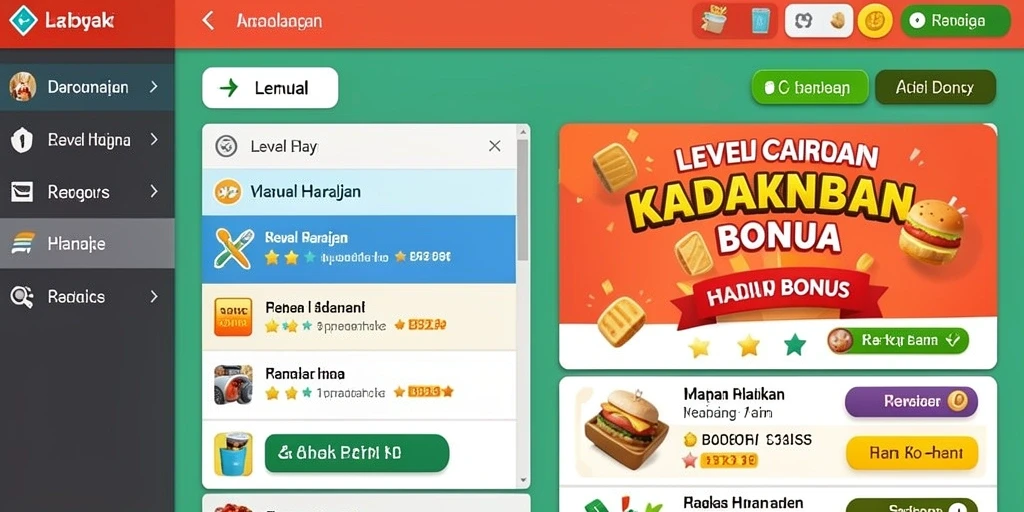 Tangkapan layar HOKIRAJA: Menampilkan karakter utama dalam aksi.