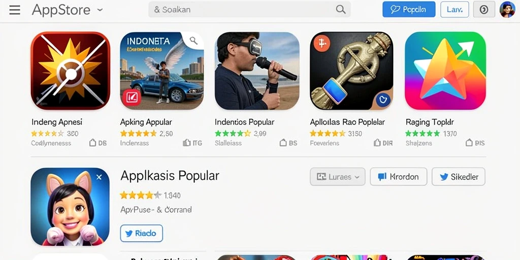 Tampilan antarmuka yang menarik dan modern.