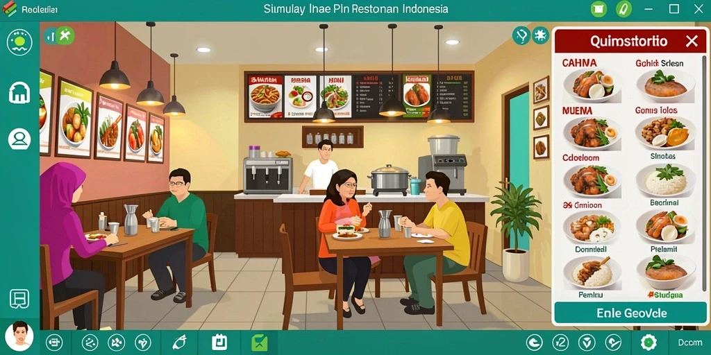 Tampilan karakter pahlawan yang menarik dan penuh warna.