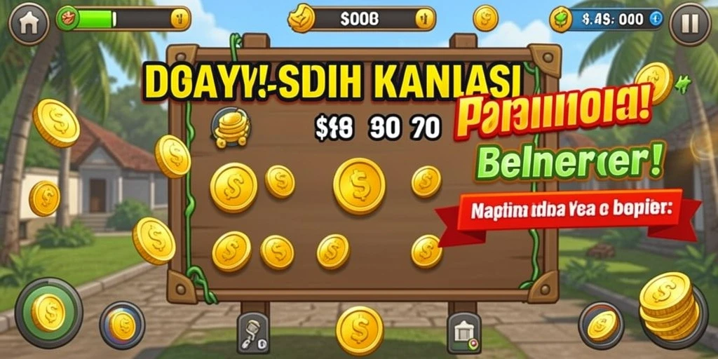 Tampilan awal yang menarik dengan antarmuka pengguna yang sederhana.