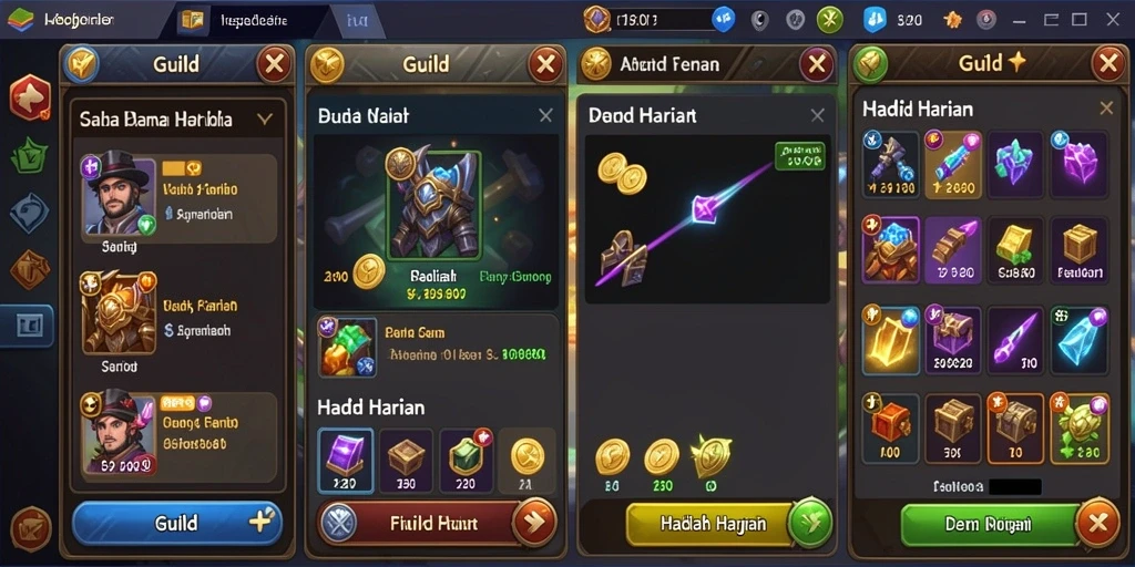 Screenshot PGTOTO menampilkan grafis yang memukau.
