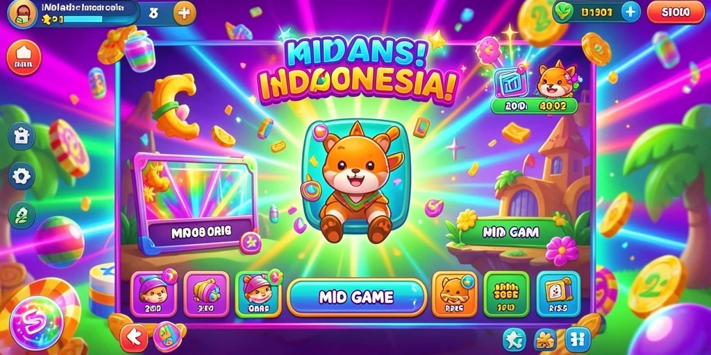 Screenshot menunjukkan tampilan antarmuka game yang menarik.