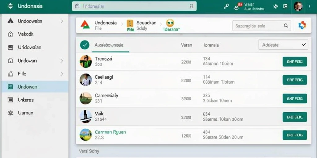 Tampilan antarmuka permainan yang menarik.