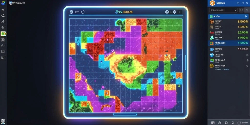 Tampilan grafis yang memukau dalam game.